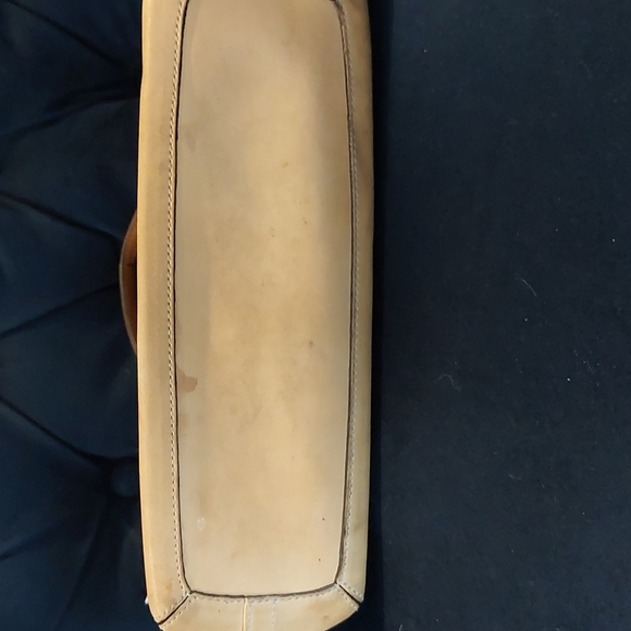 Coach beige & brown signature purse handbag medium size - Picture 10 of 10